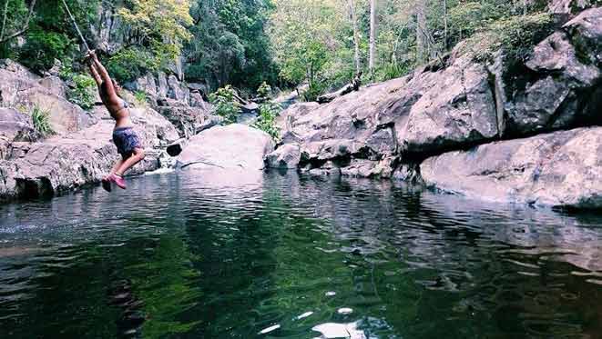 Divertimento a non finire sul Samford River, all'interno del Brisbane Forest Park